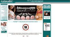 Desktop Screenshot of fleshlight-shop.hu