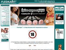 Tablet Screenshot of fleshlight-shop.hu